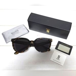 Sojos Round Polarized Sunglasses with UV Protection - New In Box